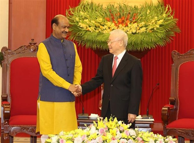 Party leader welcomes Speaker of Indian lower house